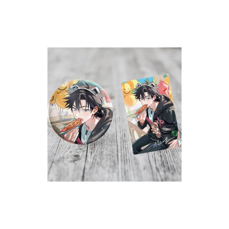 March·Monster Lu Guang & Qiao Ling Link Click, Animation REC Moments Collection Single Set Leisure Day Badges-0