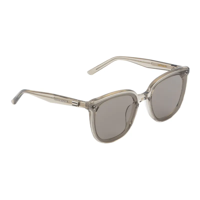GENTLE MONSTER Plate Frame Irregular Shape Sunglasses Unisex Brown-1