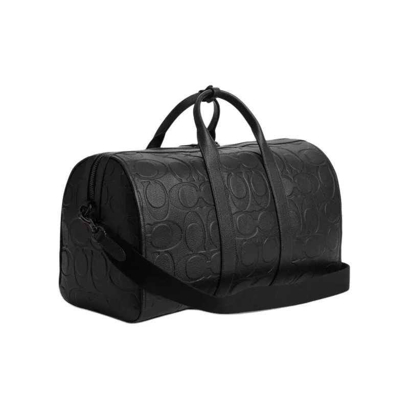 COACH Gotham Leather One Shoulder Crossbody Handbag, Travel Bag Men's Black-1