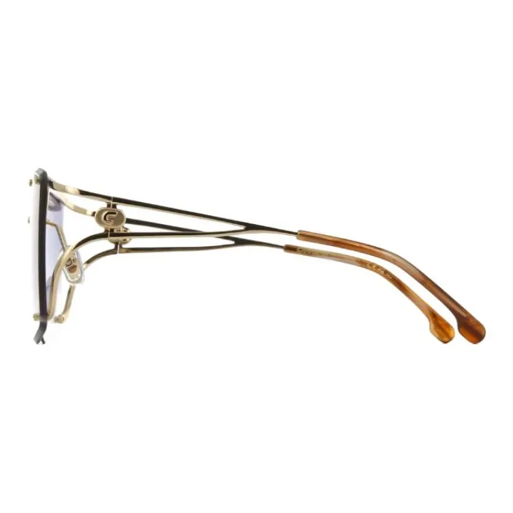CARRERA Metal Irregular Shape Sunglasses Unisex Gold-2