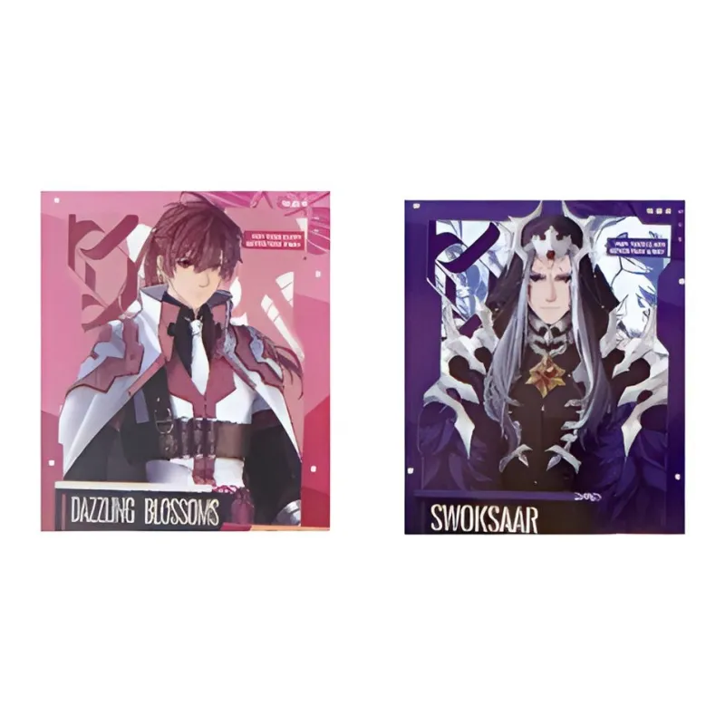 MOOUFAN The King's Avatar, Account Card Collection Anime Artboard Prints-1
