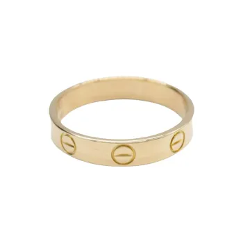 CARTIER 18K Rose Gold Rings Women's Pink Gold