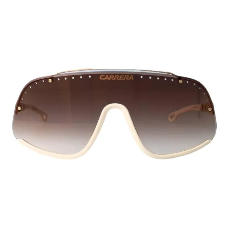 CARRERA Metal Irregular Shape Sunglasses Unisex Gold-3