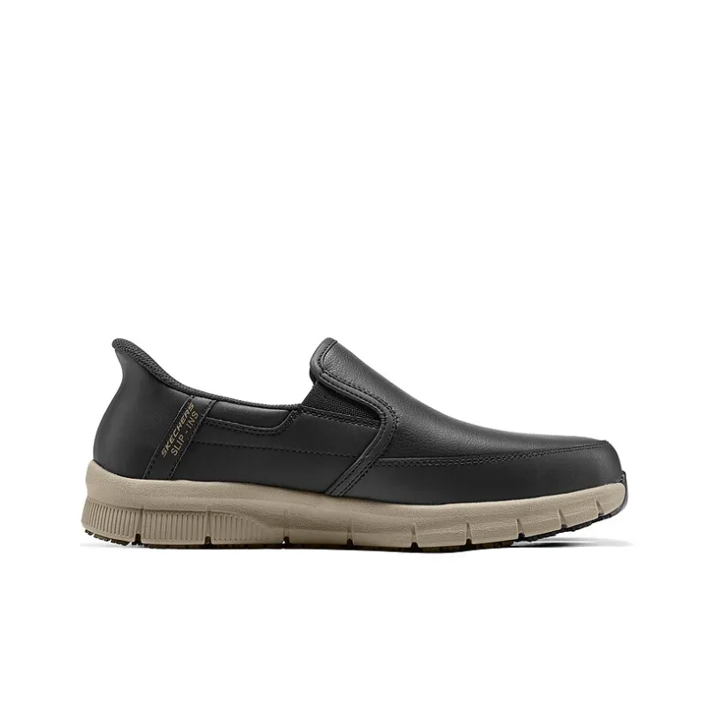 Skechers Slip On Casual Low Top Casual Shoes Men's Black-1