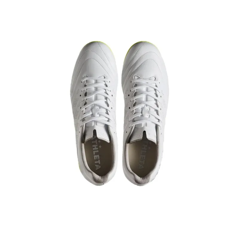 ATHLETA O REI MG Rubber Short Studs Cushioning, Wear Resistant Soccer Shoes Men's White-2
