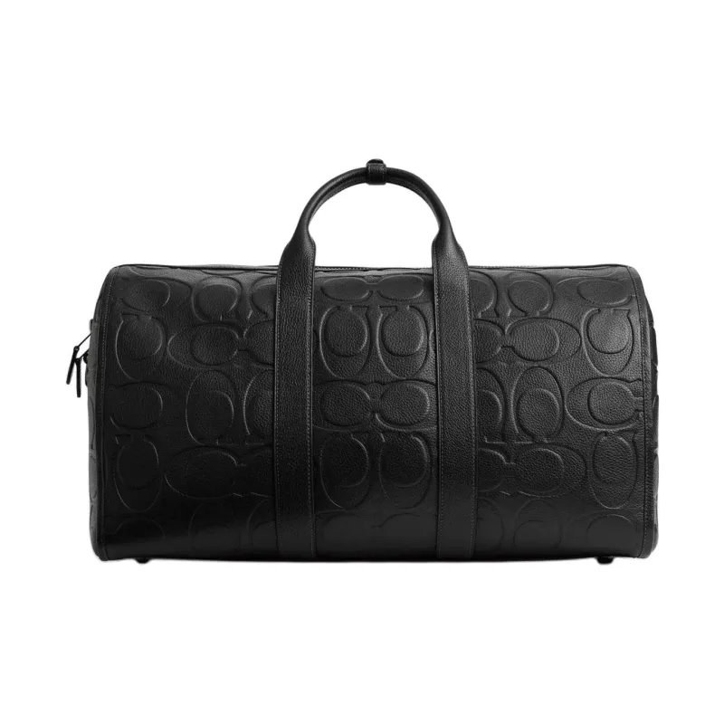 COACH Gotham Leather One Shoulder Crossbody Handbag, Travel Bag Men's Black-2