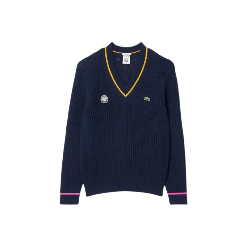 LACOSTE SS25 Roland Garros Knitwear Men's-0