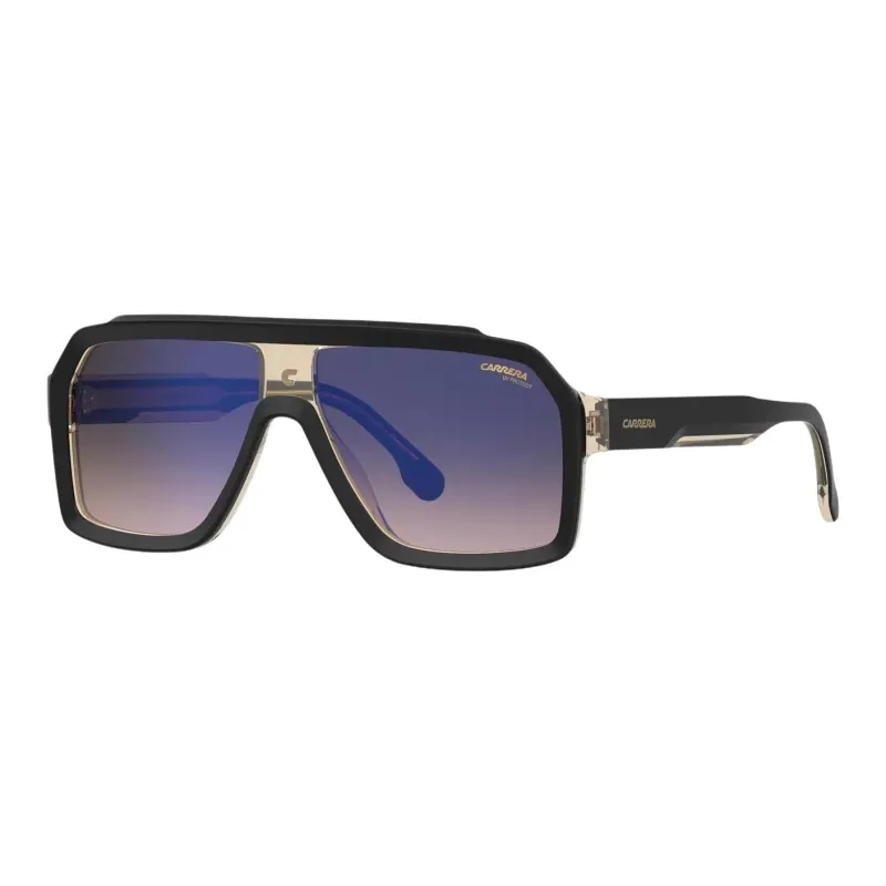 CARRERA Plastic Aviator Sunglasses Men's Black-0