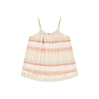 ELF SACK Chiffon Shirts Women's Vacation Floral Multicolor