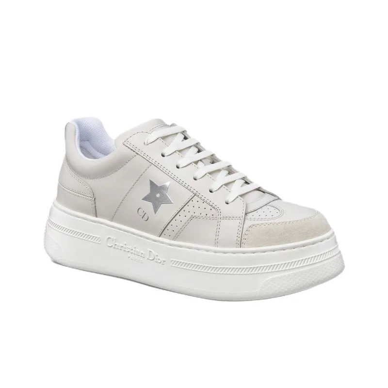 DIOR Star Low Top Skateboard Shoes Women's Gray-2