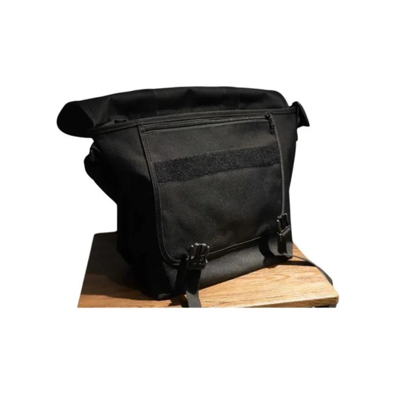 Carhartt WIP Canvas Messenger Bag, Crossbody Bag, Shoulder Bag Unisex Black-4