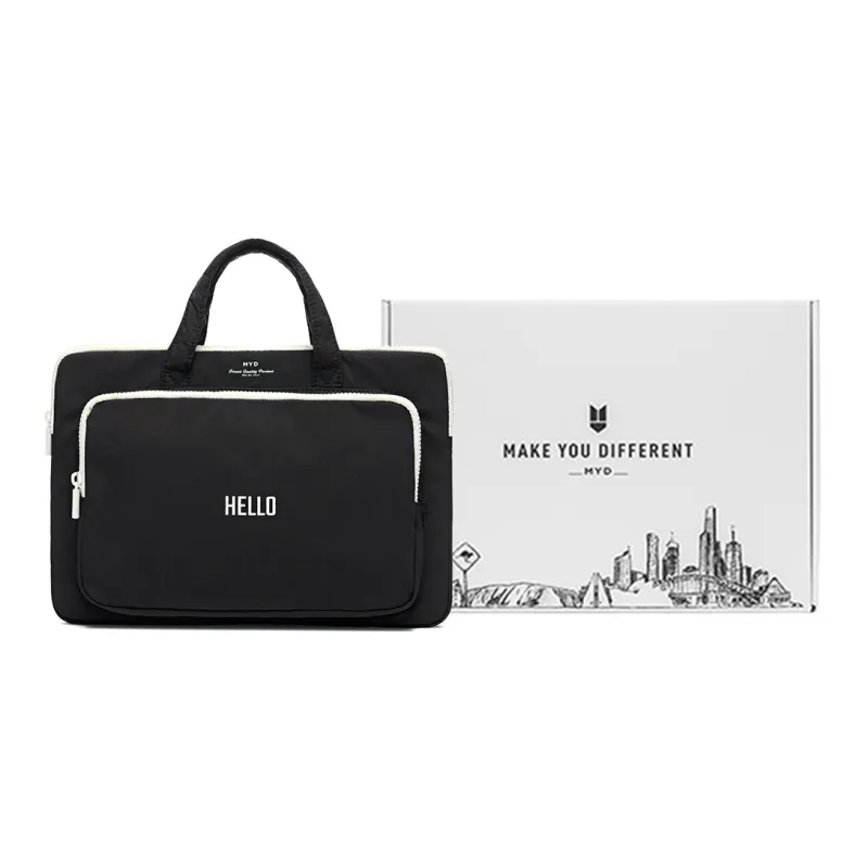 MYD Polyamide Laptop Bag Unisex Black-0