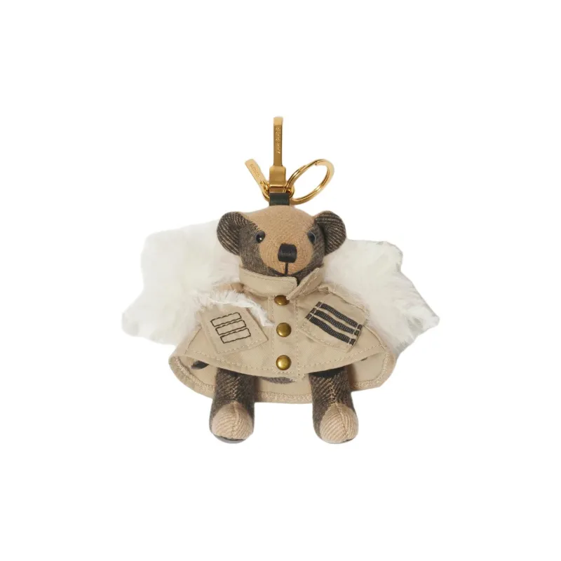 Burberry Metal Keychains Women's Light Umber-0