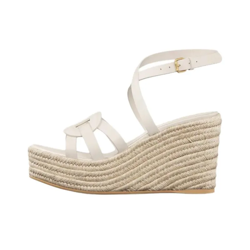 DIOR D Club One Strap Sandals 9.5cm Women's White-0