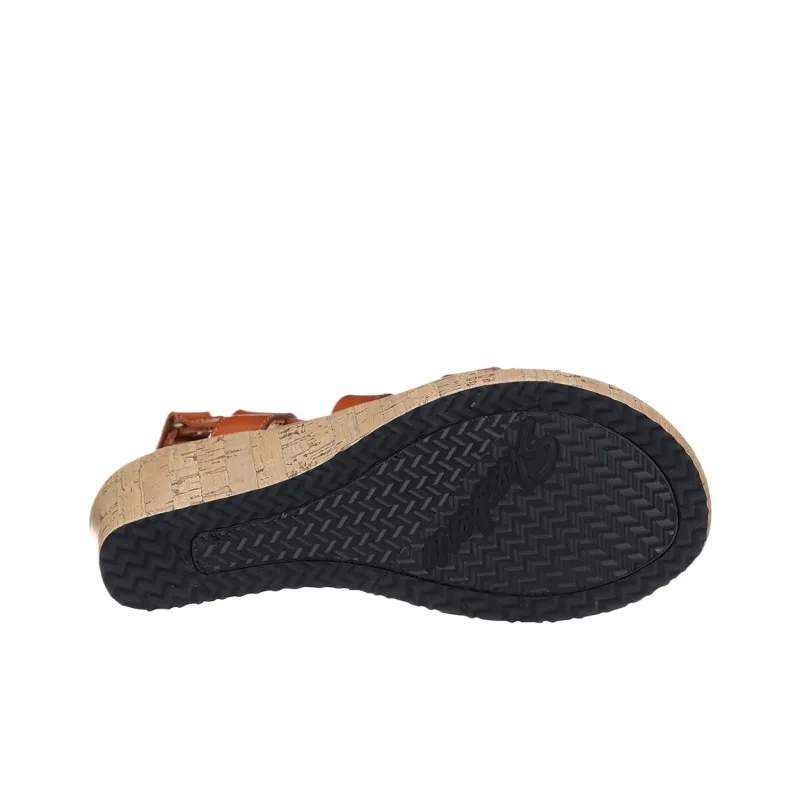 Skechers Beverlee One Strap Sandals Women's Brown-4