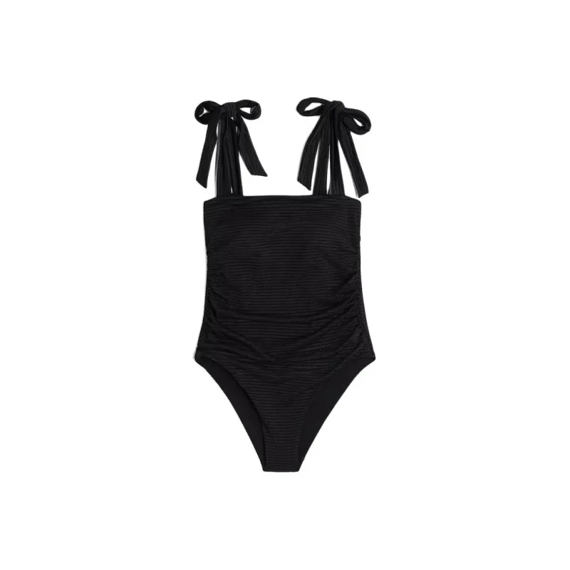 H&M One Piece Swimsuits Women's Black-0