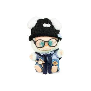 [Modified Doll] POP MART THE MONSTERS Sitting Party Collection, Vinyl 2.0 Labubu Confused Hang Tag Box 15cm