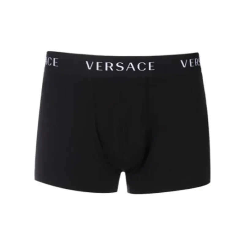 VERSACE Logo Trim Stretched Boxer Shorts-0