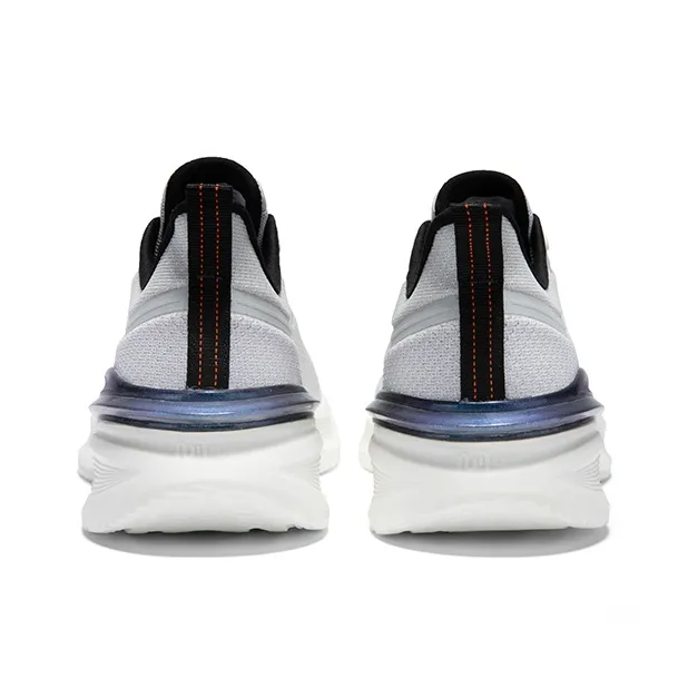 Erke Cushioning, Breathable, Lightweight Low Top Casual Running Shoes Men's Pencil Gray Medium Purple-4