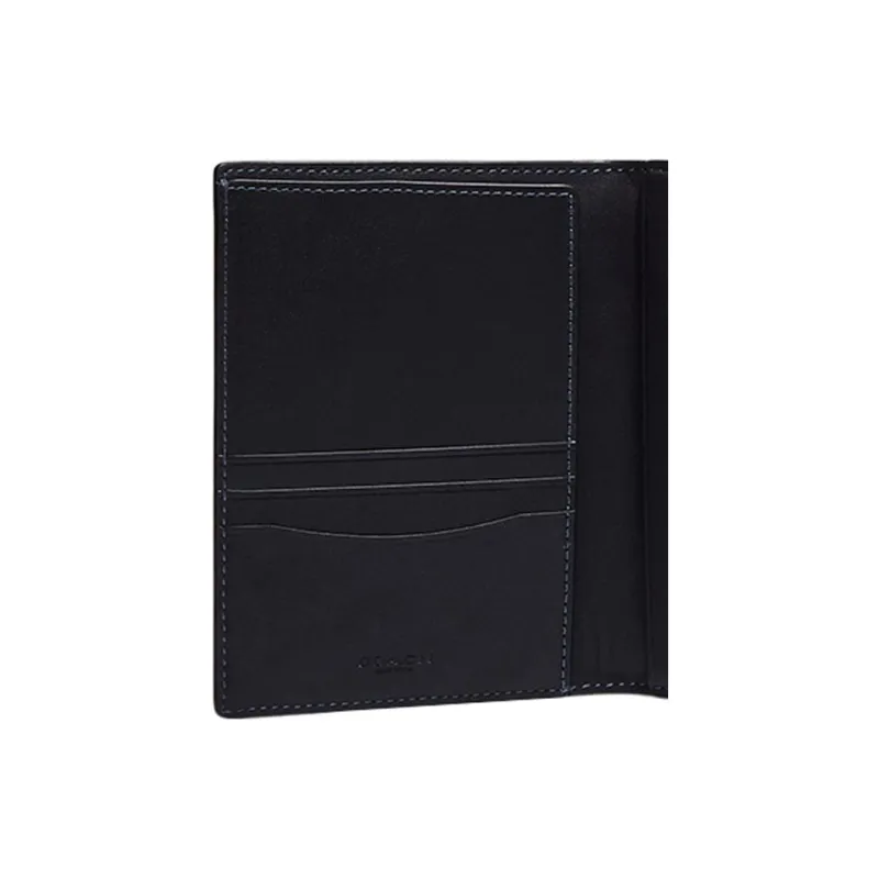 COACH Calfskin Document Bag, Wallet, Passport Holder Women's Black-2