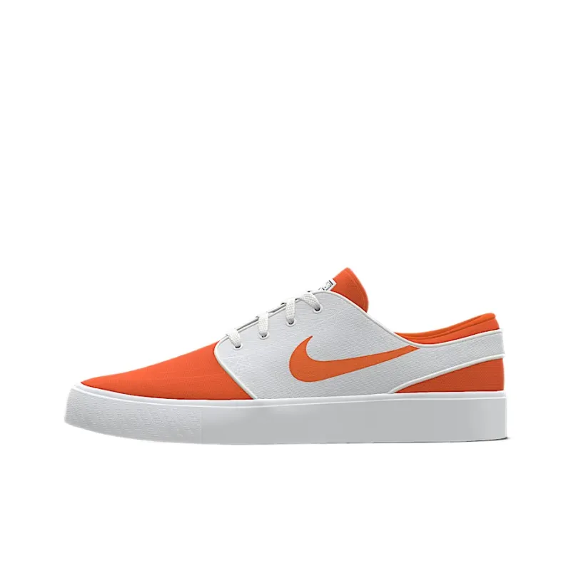 Nike Sb Zoom Janoski Mid Top Skateboard Shoes Women's Orange White-0