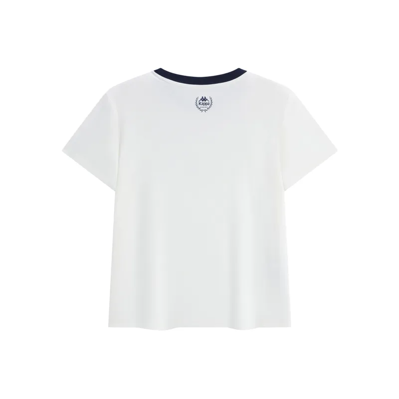 Kappa T Shirts Women's Pearl White 0051-1