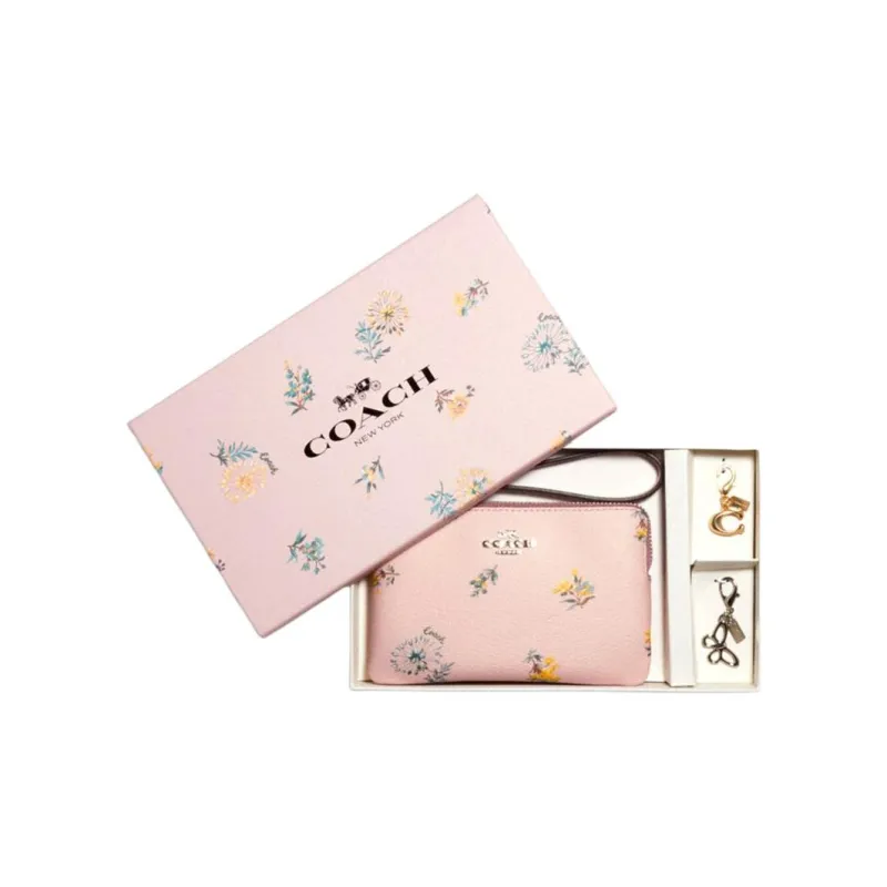 COACH Corner Zip Clutches-0