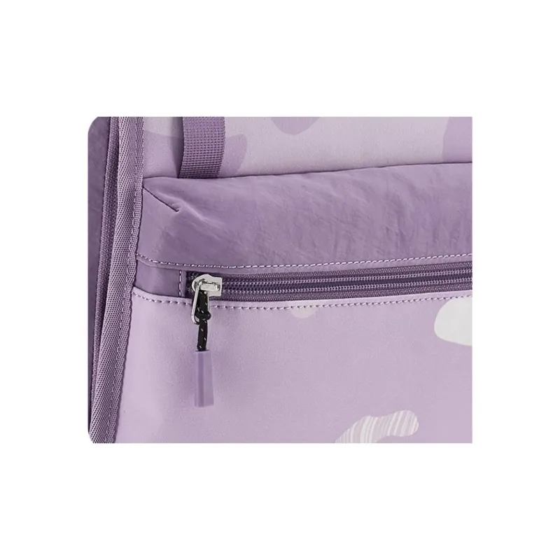 SAMSONITE Fabric Backpack Medium Size Unisex Purple Camouflage-4