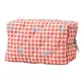 Plaid Bowknot Red