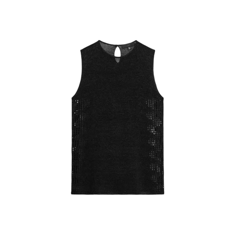 ZARA Tank Tops Women's Black-0