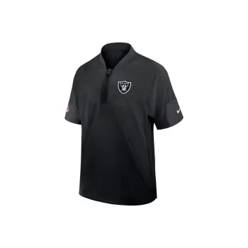 Nike Philadelphia Eagles Sideline Coach Men's Nike Nfl 1/2 Zip Short Sleeve Hooded Jacket