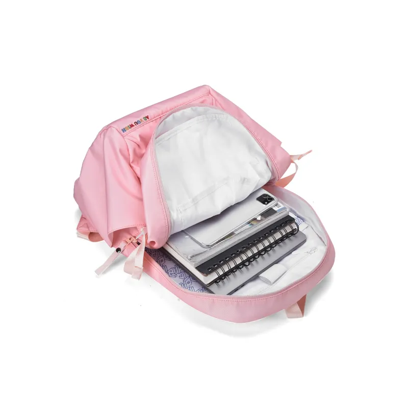 DRACONITE Polyester Student Backpack Regular Unisex White-59