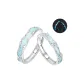 925 Sterling Silver-Light Years Apart Couple Rings[Glow-in-The-Dark Version]