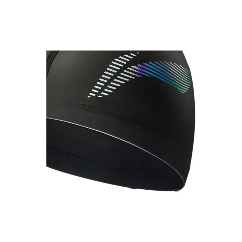 LiNing Fabric Coated Swim Cap PU Unisex 26CM Black-3