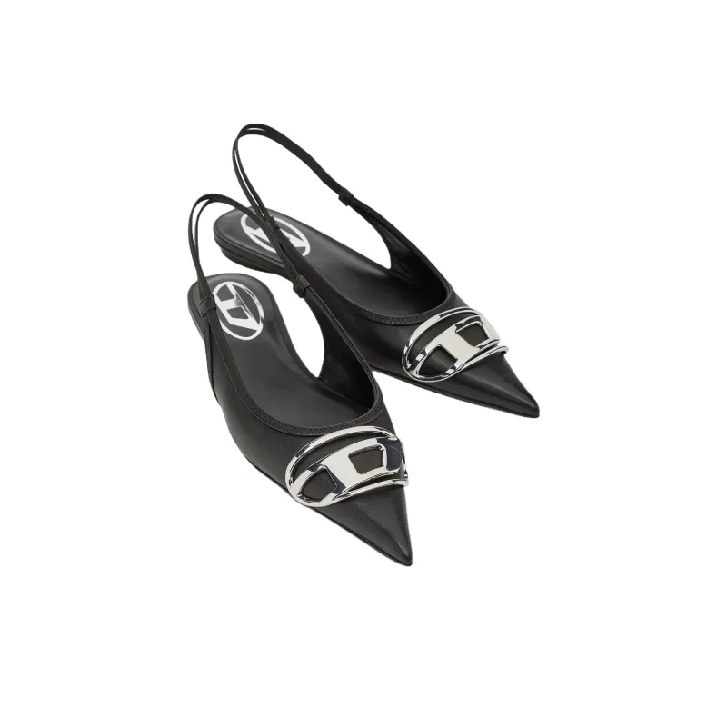 DIESEL D Venus Casual Single Shoes Women's Black-5