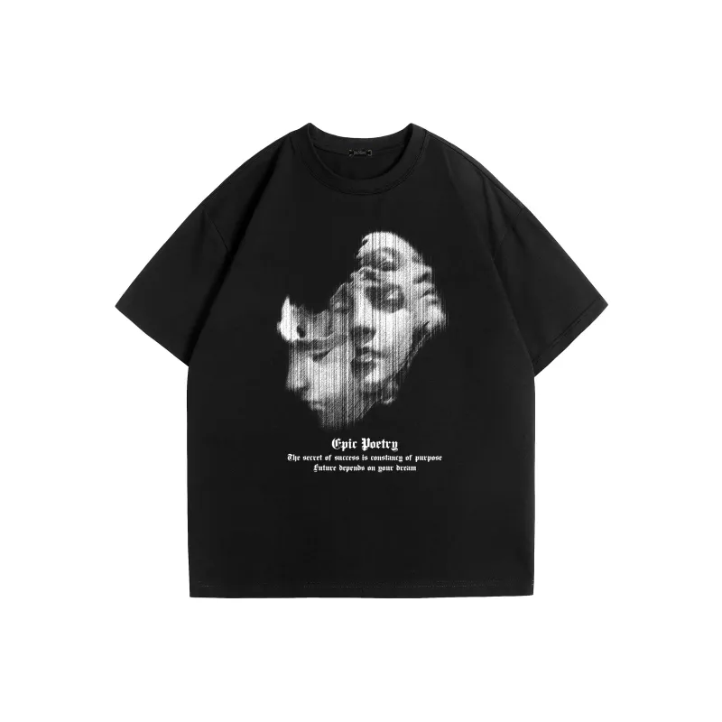 EPIC POETRY Short Sleeved T Shirts Unisex-0