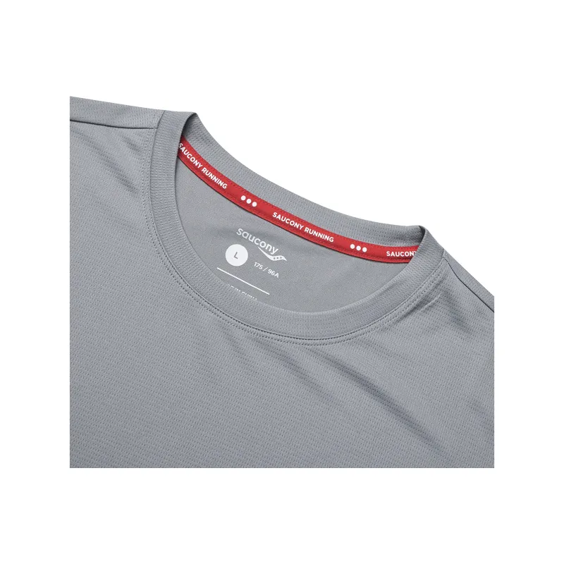 Saucony T Shirt Unisex Asphalt Cloud Gray-2