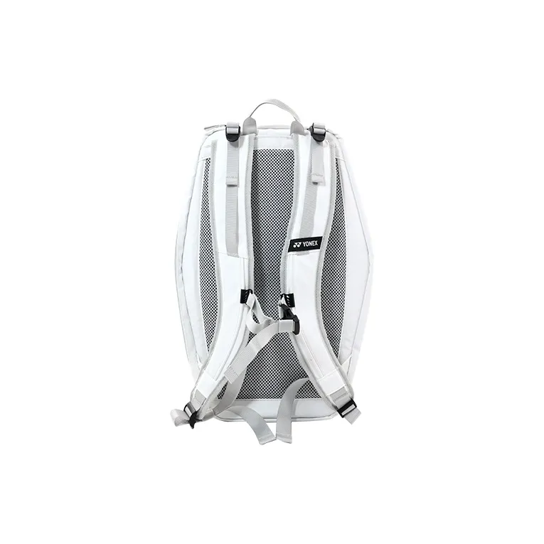 YONEX Badminton Racket Bags Can Hold 2 Pcs Sports Casual Backpack White Unisex-3