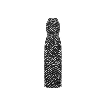 Diane Von Furstenberg FW25 Sleeveless Dress Women's Black