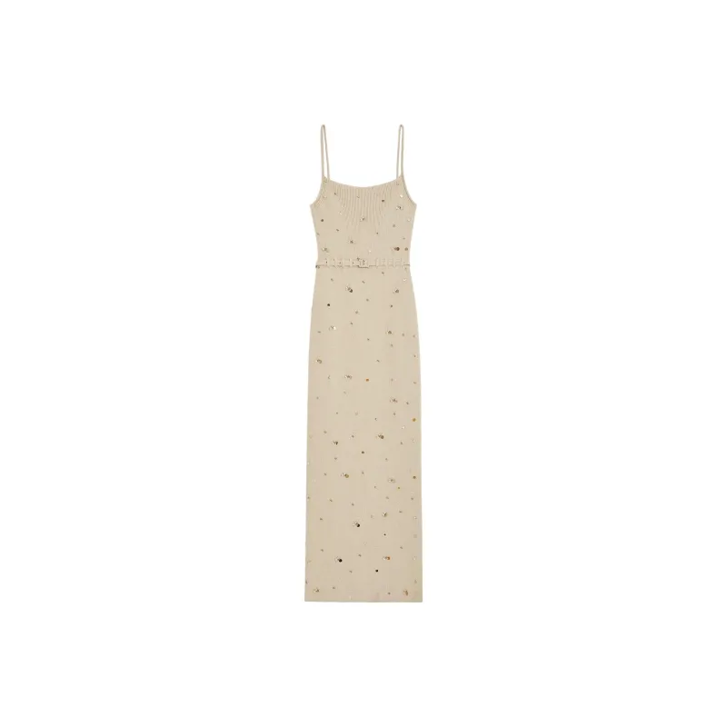 Bebe Slip Dresses Women's Light Gold-3