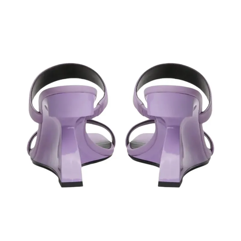 KARL LAGERFELD Slide Slippers Women's Light Purple-4