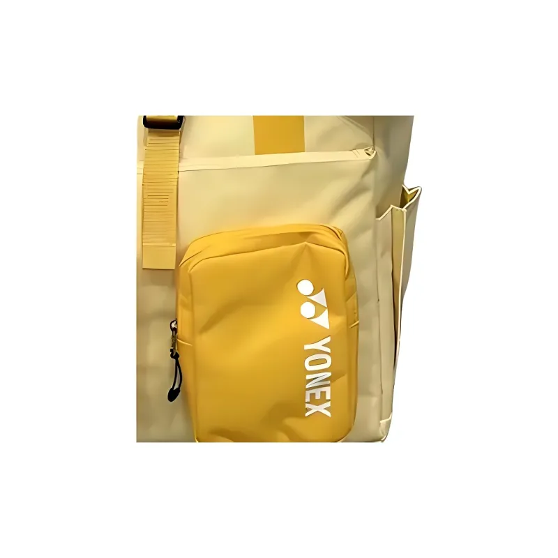 YONEX Fabric Shoulder Bag Regular Unisex Yellow-4