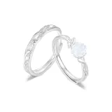 Sterling Silver Couple Rings