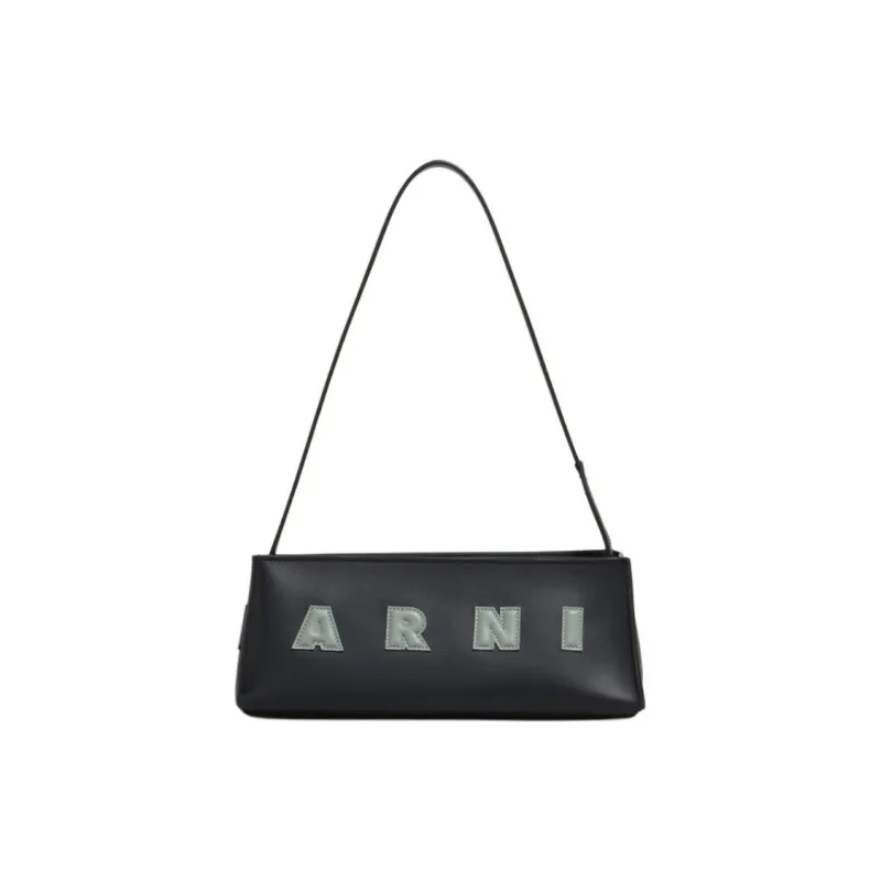 MARNI Calfskin Shoulder Bag Women's Black-0