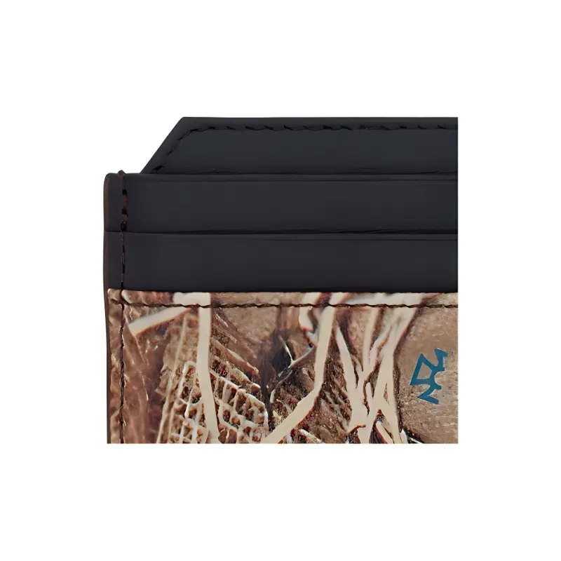 Vivienne Westwood Grain Faux Leather Card Holder Men's Brown & Black-3
