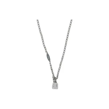 Balenciaga Brass Necklaces Women's Silver