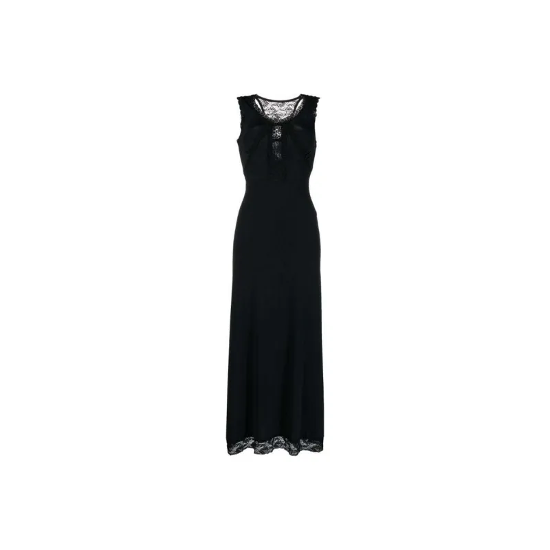 NATASHA ZINKO Lace trimmed Midi Dress-0