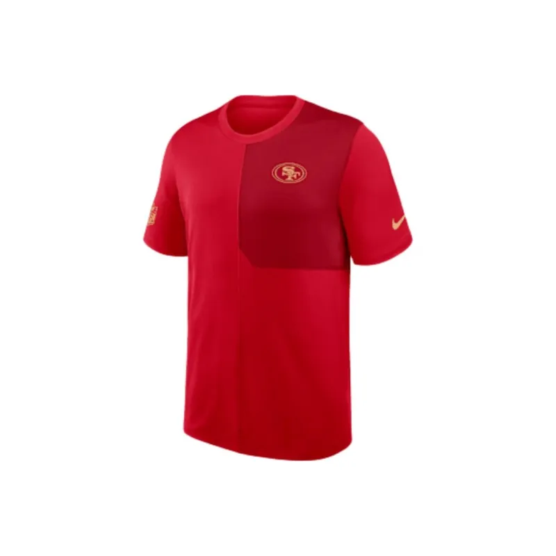 Nike San Francisco 49ers Sideline Coach Men's Nike Dri FIT Nfl Long Sleeve Top-0
