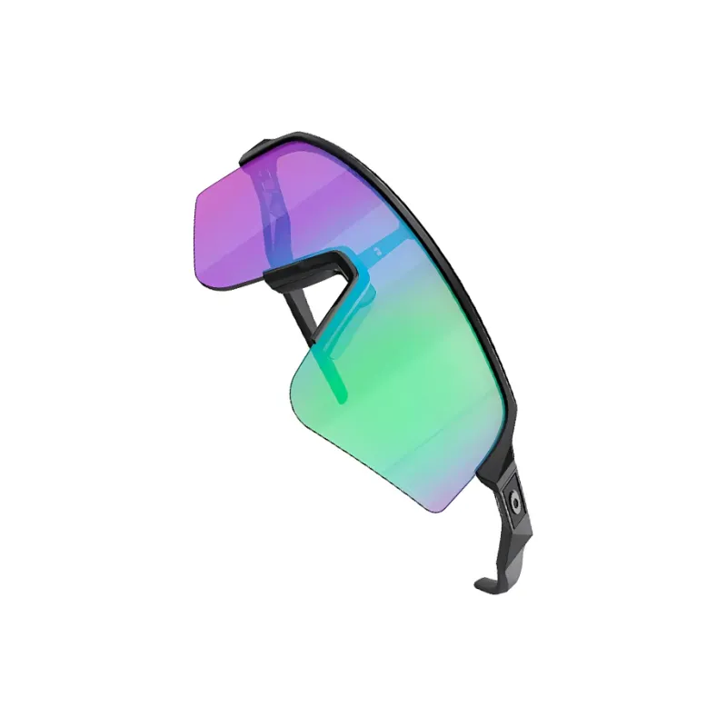Oakley Irregular Shape Sunglasses Men's Black Matte-3