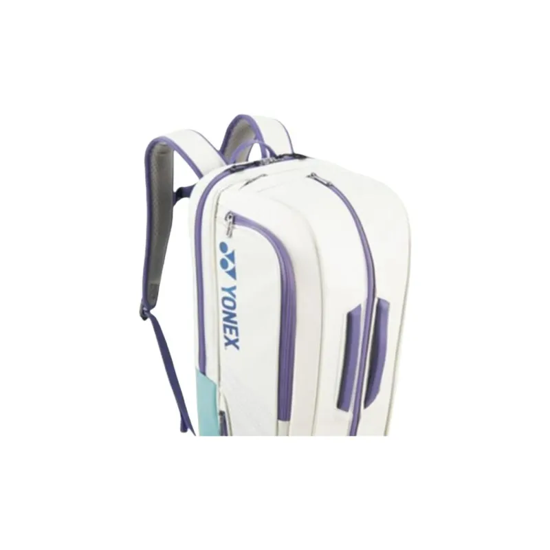 YONEX Badminton Racket Bags Sporty Style Backpack White Pearl Blue Unisex-5